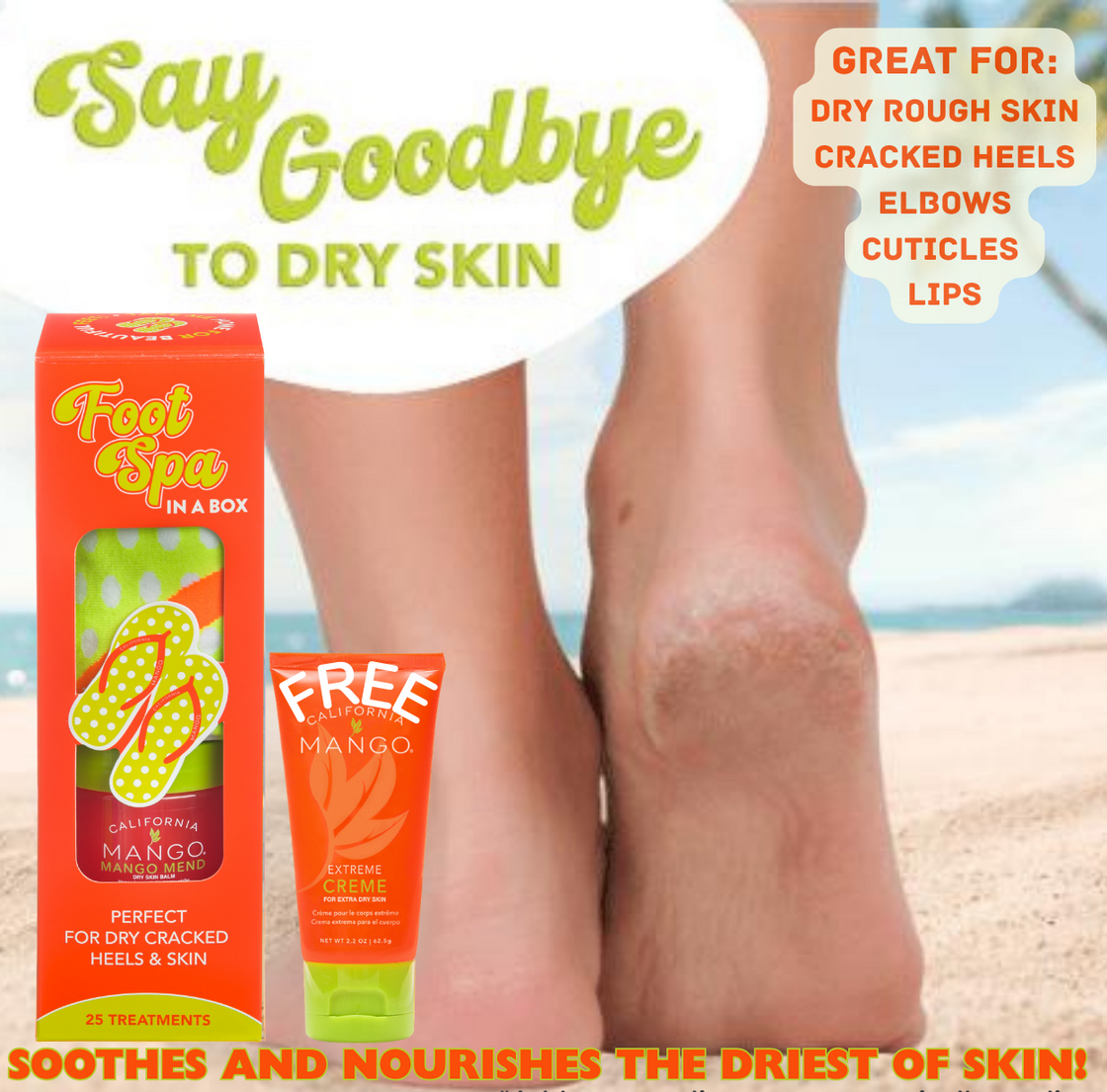 California Dreaming Foot Spa Kit + Free Extreme Creme 62.5g