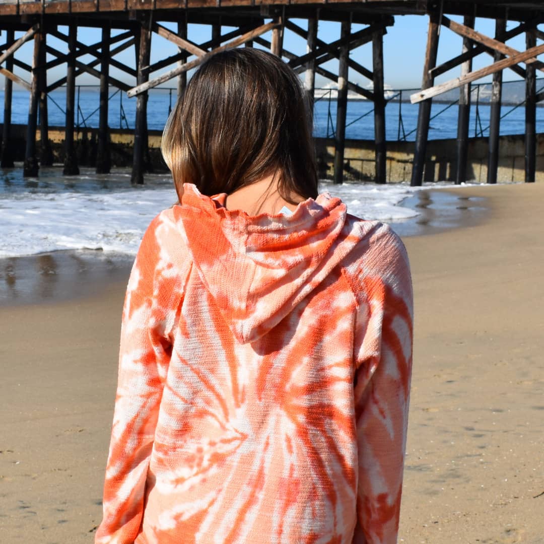 Beach Vibes Tie Dye Hoodie